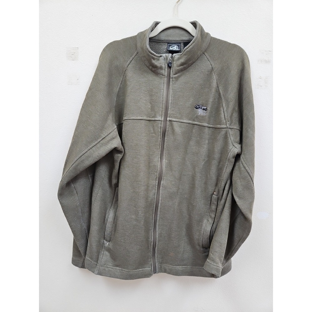 Men's Large Ahead Torrey Pines Golf Jacket Zip Up Polyester